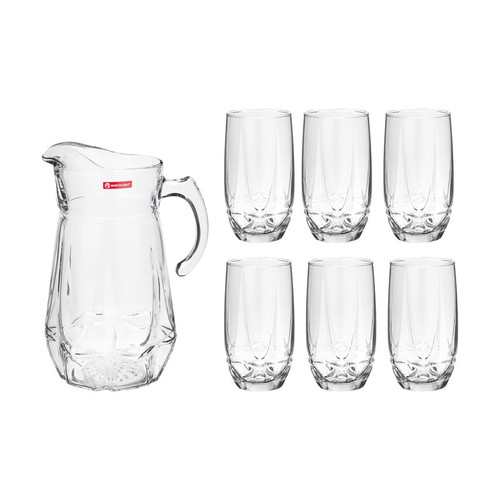 سرویس پارچ و لیوان 7 پارچه نوری تازه مدل استاتیک کد NT17601300W