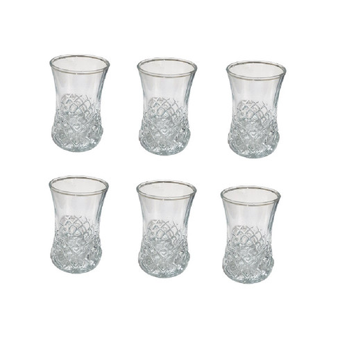 فنجان بلور کاوه مدل dilmah-kenzu مجموعه 6 عددی