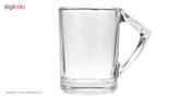 لیوان شیشه اصفهان مدل نیلوفر کد 440 بسته 6 عددی