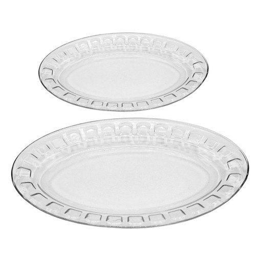 دیس شیشه و بلور اصفهان مدل گلایل کد 550.551 مجموعه 2 عددی