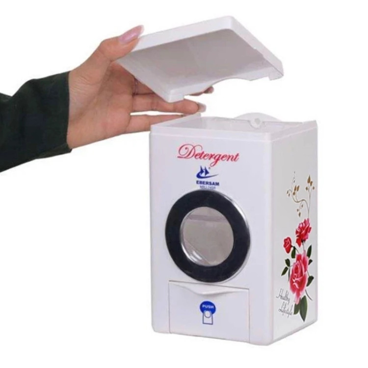 جا پودری ( ظرف پودر ماشین لباسشویی ) طرح ماشین لباسشویی مخزن دار ابرسام EBERSAM DETERGENT DISPENSER MRJ-245R
